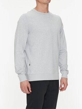 Vuori Ponto Performance Crew Platinum Heather medium